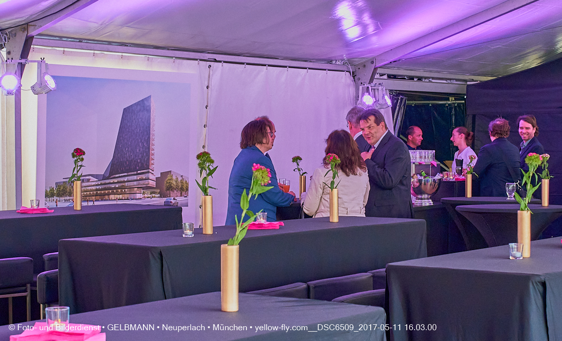 11. Mai 2017 - Grundsteinlegung für die LOGE und dem Kulturquadrat in Neuperlach